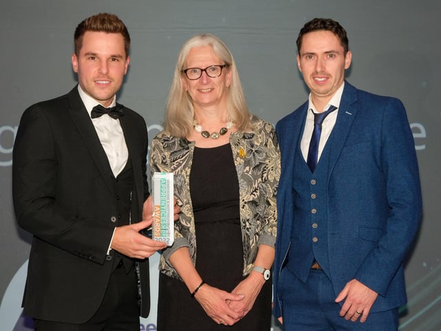 Large Employer of the Year title awarded to Auto Windscreens by Angela Boorman