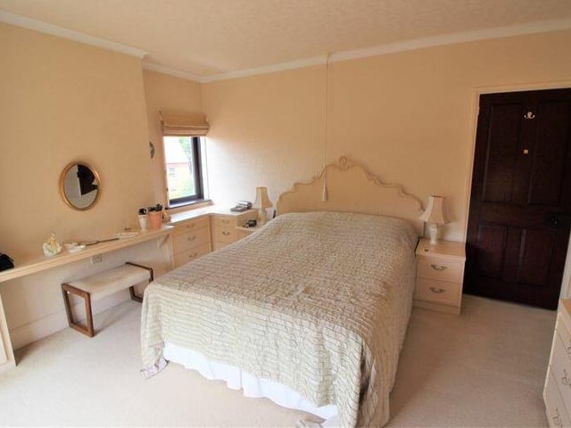 All the bedrooms are a good size. As you can see, this one has space for a dressing table.