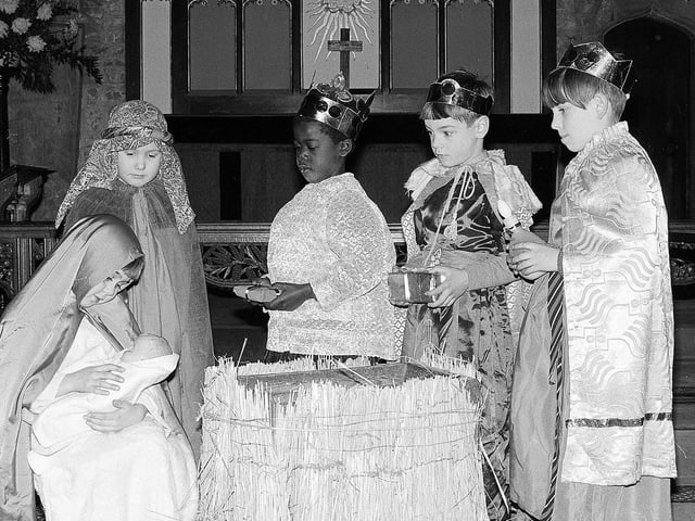 Mansfield's St Peters School nativity in 1969.