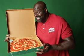 Papa Johns launches XXL 15.5” pizza – the Shaq-A-Roni.