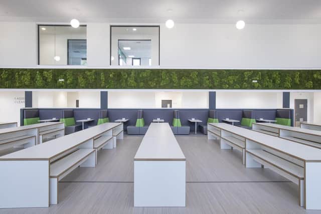 Fitted furniture manufactured by Mansfield-based Deanestor at Winchburgh Academy.