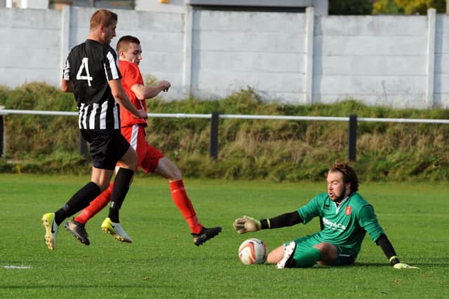 Levi Owen has given stability to Ollerton Town since joining from Clipstone.