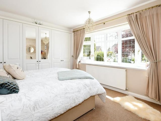 The main bedroom cannot be faulted. A brilliant space, it boasts fitted wardrobes, carpeted flooring and a uPVC double-glazed bay window overlooking the front of the bungalow.