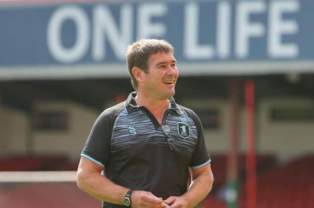 Under pressure - Stags manager Nigel Clough - Pic - Chris Holloway