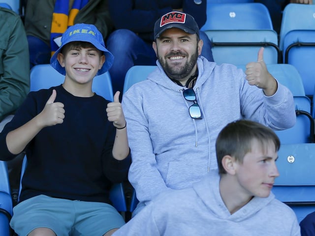 Stags fans at Gillingham.