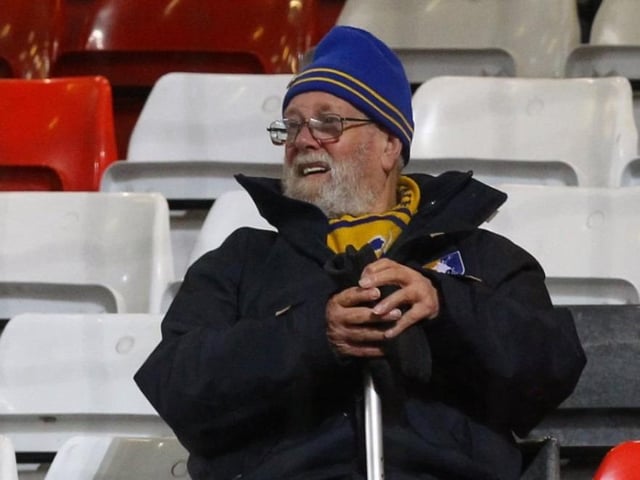 Stags fans at Charlton