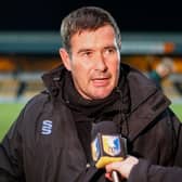 Nigel Clough's post match interview at Port Vale tonight. Photo by Chris Holloway/The Bigger Picture.media