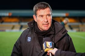 Nigel Clough's post match interview at Port Vale tonight. Photo by Chris Holloway/The Bigger Picture.media