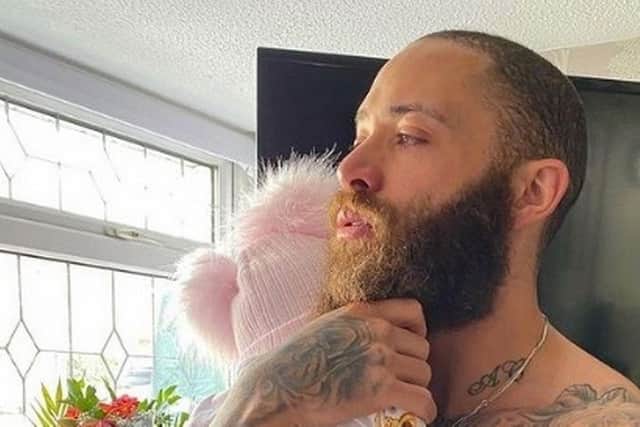 Ashley and his daughter Azaylia