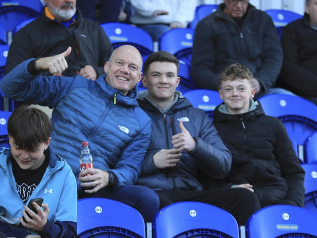 Stags fans at the Leyton Orient game. Photo by Chris & Jeanette Holloway/The Bigger Picture.media