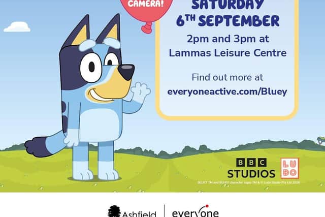 Bluey at Lammas Leisure Centre  - Everyone Active