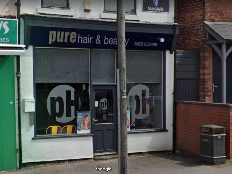 Pure Hair on Nottingham Road, Mansfield, has a 4.8/5 rating based on 20 reviews.