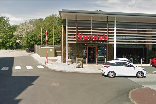 Nando's on Mansfield Leisure Park, Park Lane, Mansfield. Last inspected on May 10, 2022.