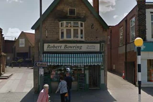 Robert Bowring Butchers in Mansfield Woodhouse won several category medlas at the British Pie Awards. Photo: Google Earth