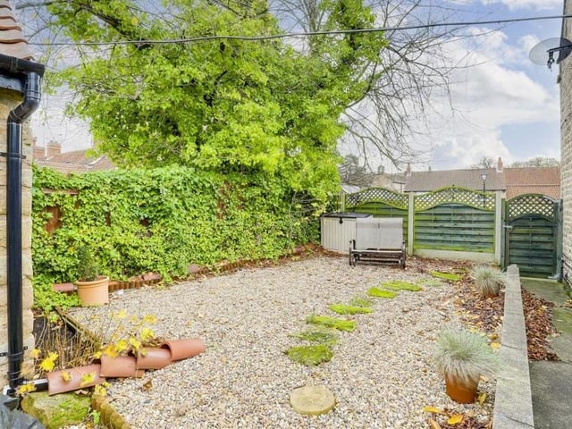 Another attractive corner of the garden at the Main Street cottage.