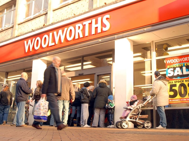 An outside look of the former Woolworths in Mansfield.