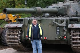 Mick Holtby, The Royal Lancers & Nottinghamshire Yeomanry Museum curator, described the FV 214 Conqueror tank as a "beast".