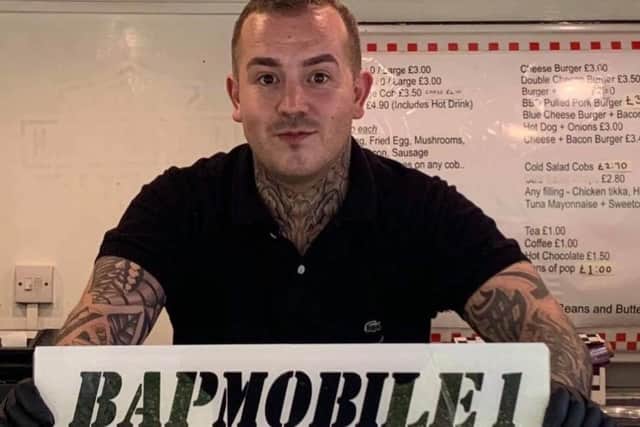 Daymon Sibblies of the Bap Mobile is offering free food for those who are vulnerable