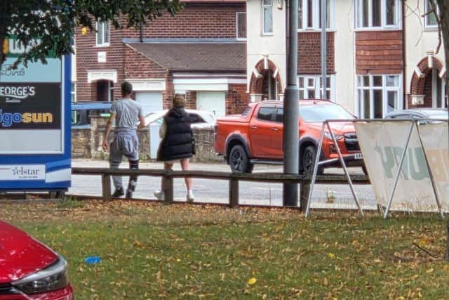 Officers investigating an assault in Sutton-in-Ashfield have released an image of two people they would like to speak with.