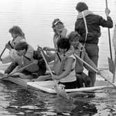 Sailors enjoy King's Mill Reservoir in 1986.
