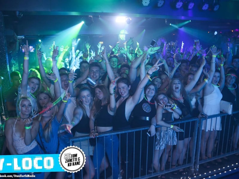 The crowd are ready for the show