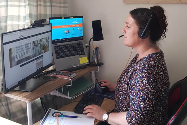 Talent and development manager Michelle Saunders is proud of how all the apprentices have adapted to working from home.