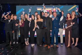 All the winners celebrate at the Derbyshire and Nottinghamshire Apprenticeship Awards 2026
