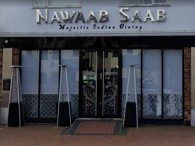 Nawaab Saab, on Nottingham Road, Nuthall, is rated 4.7 out of five.