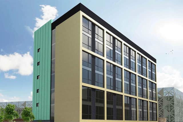 An artist's impression of how the development on Stockwell Gate could look.