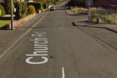 Church Road, California will be closed for carriageway resurfacing works until November 15. Picture: Google.