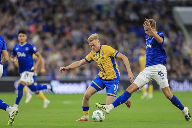Action during the Carabao Cup second round tie, Everton v Mansfield Town FC at the brand-new Hill Dickinson Stadium, 27 August 2025 Photo credit Chris & Jeanette Holloway / The Bigger Picture.media