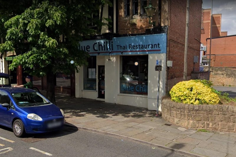 Blue Chilli Thai Restaurant, Toothill Lane, Mansfield, has a 4.6/5 rating based on 299 reviews.
