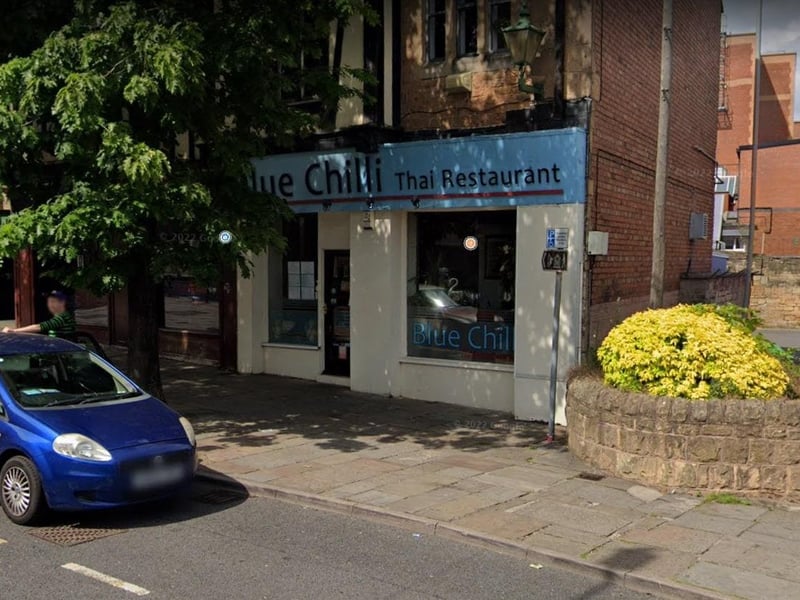 Blue Chilli Thai Restaurant, Toothill Lane, Mansfield, has a 4.6/5 rating based on 299 reviews.