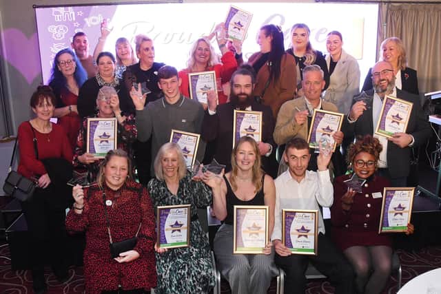 Notts Proud to Care Award winners