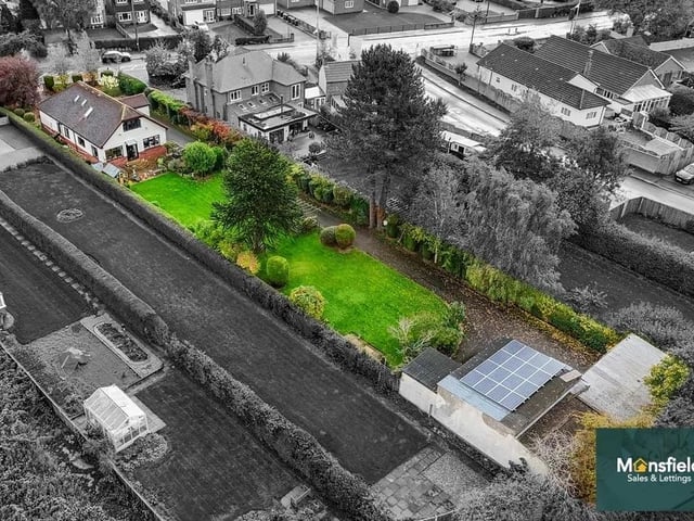 The extensive property offers an abundance of space inside and out