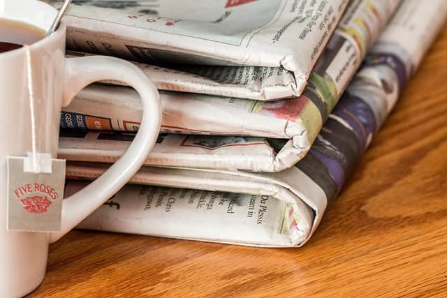 The recycled paper content of UK newspapers is 69.2 per cent.