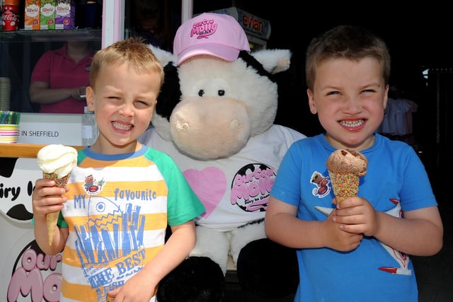 Visitors can go to the Our Cow Molly dairy farm at Dungworth in the Sheffield countryside to enjoy delicious ice cream - and see the herd of cows that produce the milk it's made with.
