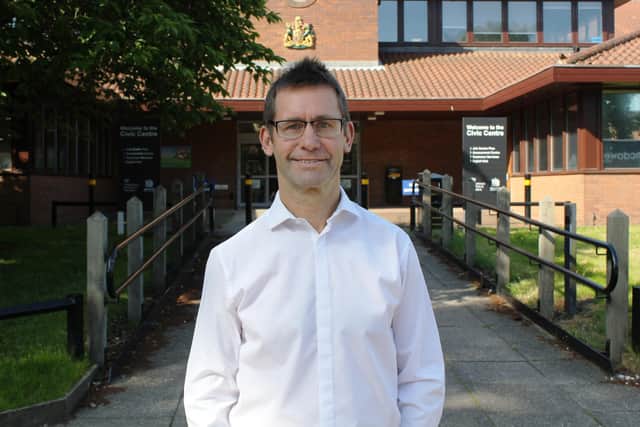 Andy Abrahams, mayor of Mansfield