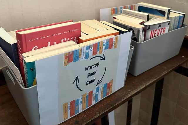 Warsop Book Bank runs from Warsop Town Hall.