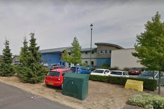 The hospital at Sherwood Oaks Business Park in Mansfield.