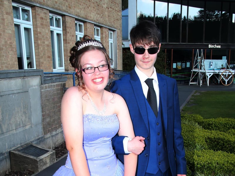 Courtney Collins, Nathan Florence at Portland College's prom.