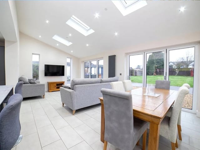 The property is light, bright and airy throughout.