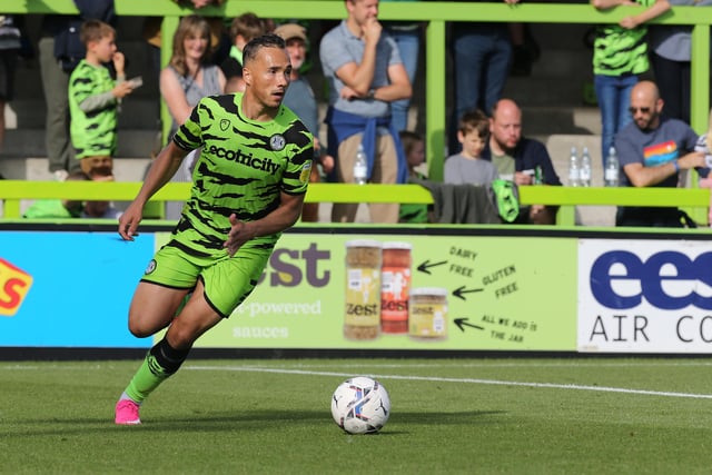 Kane Wilson takes the right-wing slot in our side after shining this season for leaders Forest Green Rovers. He has played in all but one game this season.