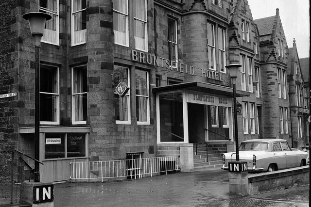 The exterior of the Bruntsfield Hotel in the same year - 1963.