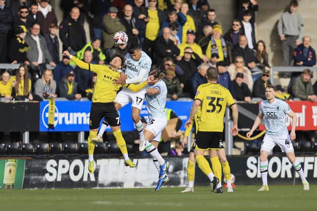 Action during the Sky Bet League 1 match against Burton Albion FC at the Pirelli Stadium Stadium, 01 Mar 2025 Photo credit Chris Holloway / The Bigger Picture.media