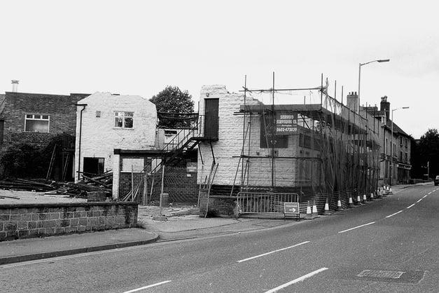 The Eagle Tavern was on Woodhouse Road before its demolition in 1993.