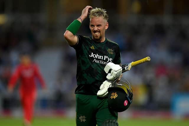 Tom Moores is excited to play in front of the Trent Bridge crowd again in this summer's Vitality Blast campaign.