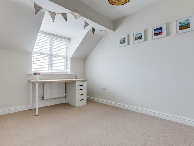 A second look at the third bedroom, which has views of the front of the Owston Road property.