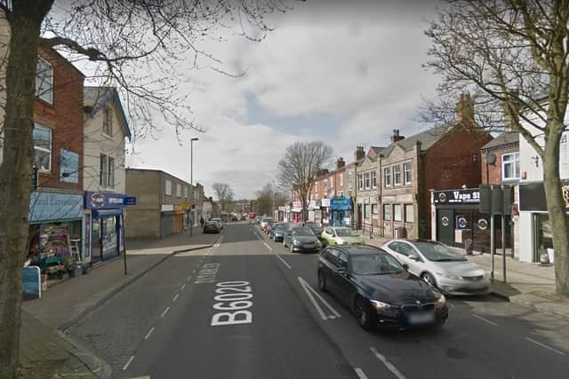 A 68-year-old woman was hit by a car which failed to stop while she was crossing Station Street yesterday (Wednesday, January 27).