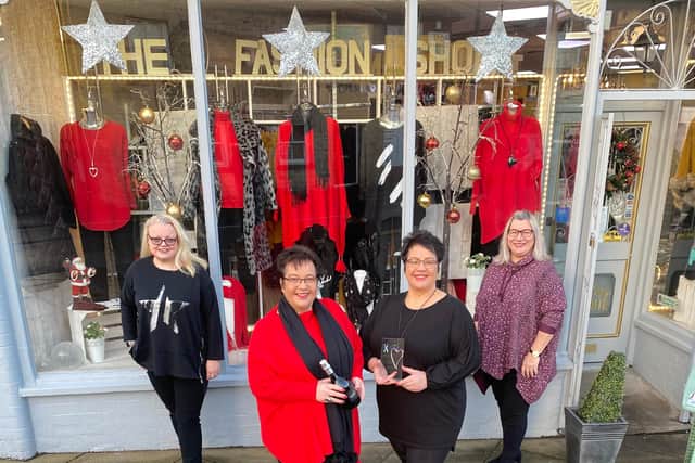 The Fashion Shop won the Independent Retailer Award at the Chad Business Excellence Awards 2020. Pictured are Claire Mortimer, Mandy Wilson, Bev Lilley and Caz Childerley.